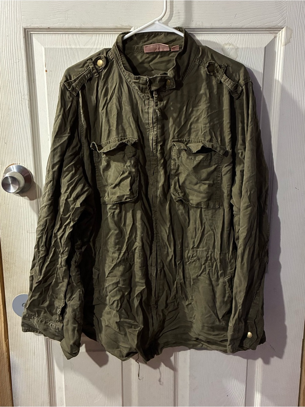 Oversized 2X Military Style Jacket
